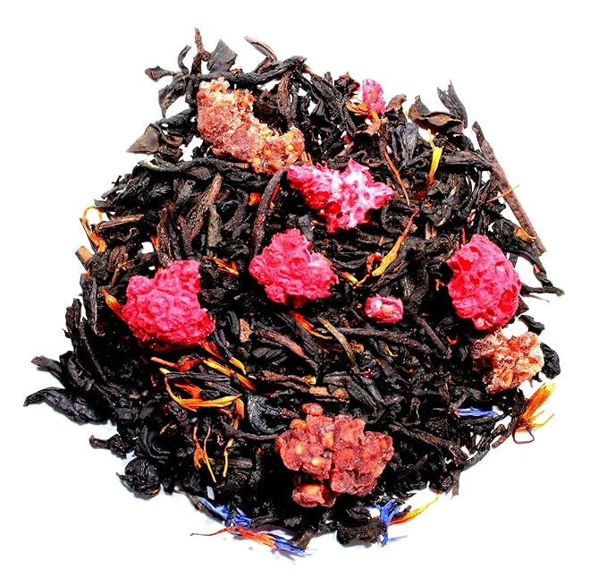 Nelson's Tea Earl Grey Sampler Pack Tea - Loose Leaf Tea Sampler - A Portrait of Earl Grey, Blueberry EarlGrey, Lavender EarlGrey, Raspberry Earl'Grey, Vanilla Caramel Earl'Grey - 2 Oz Sizes