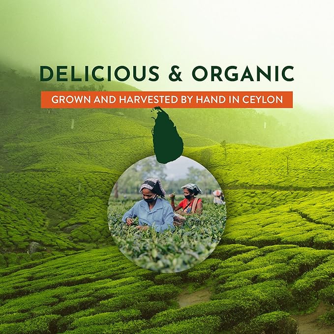tekola Tea Co. - Organic Black tea. Premium Blend, Processed and Packed in Ceylon, Black Tea Loose Leaf Robust and Flavorful (Organic Black Tea 16 oz.)