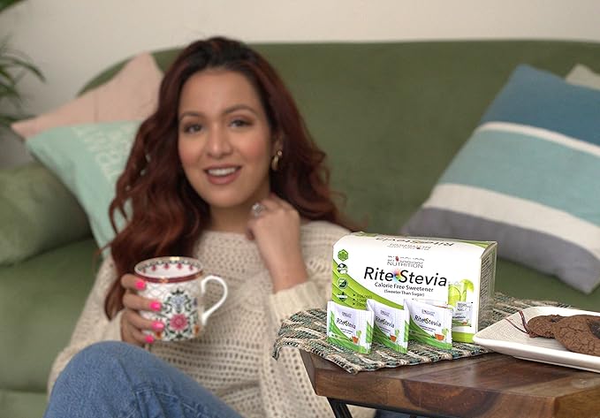 Rite Stevia Powder Concentrate, 9.8 oz – Raw Green Leaf Naturally Sweet Pure White 0 Carb Zero Calorie Sweetener Powdered Sugar Substitute for Diabetics, Keto Baking, Mixing Drinks & Smoothies