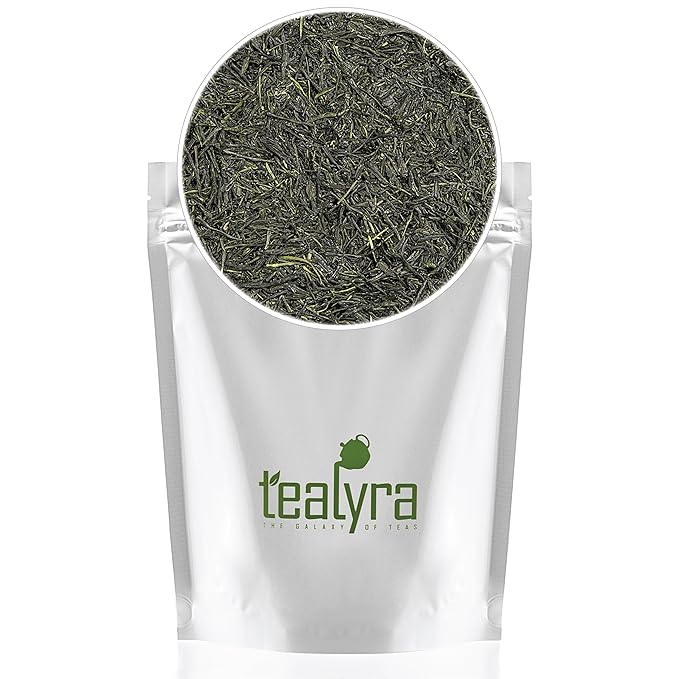 Tealyra - Handmade Premium 1st Flush - Gyokuro Green Tea - Grown in Yame Japan - Loose Leaf Tea - Caffeine Medium - 200g (7-ounce)