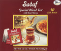 Sadaf Earl Grey Tea Bags | Special Blend Earl Grey Ceylon Black Tea | Product harvested in Sri Lanka | 50 bags (pack of 1)