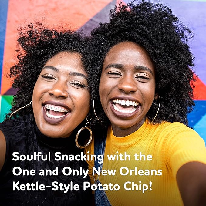 Zapp’s New Orleans Kettle-Style Potato Chips, Salt and Vinegar – Crunchy Chips with a Bold Flavor, Great for Lunches or Snacking on the Go, 1.5 oz. Bag (Pack of 30)