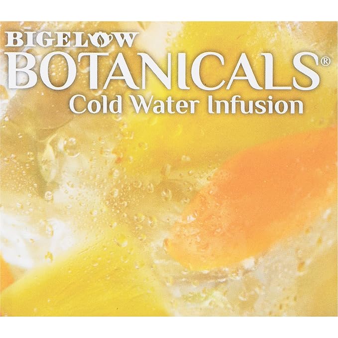 Bigelow Botanicals Pineapple Coconut Mango, Caffeine Free Herbal Tea with Pineapple and Coconut Flavor, 18 Count (Pack of 6), 108 Total Tea Bags