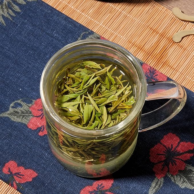 ChaWuWarmSun-[S] MaoFeng Green Tea Loose Leaf,1.75oz/50g,HuangShan Mao Feng Chinese Tea