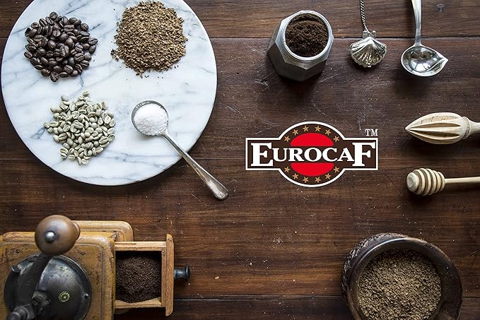Eurocaf Miscela Rossa, Whole Bean Coffee, Medium Roast, 2.2 Ib, Original Italian Coffee (Pack of 1)