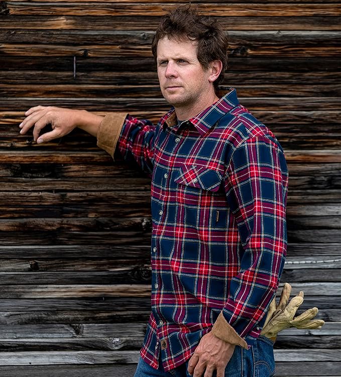 Legendary Whitetails Men's Flannel Shirt Long Sleeve Button Down 100% Cotton