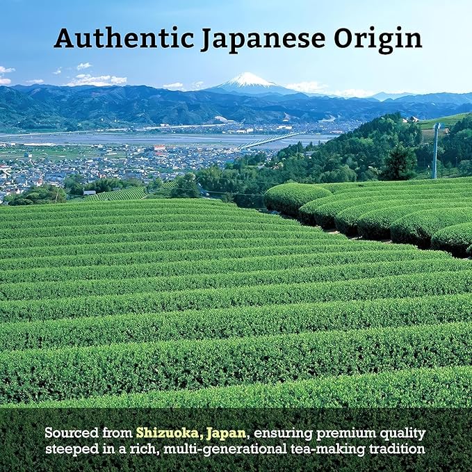 SUGIMOTO TEA Japanese Matcha Genmaicha Green Tea Loose Leaf 1.0 lb (454 g) Pack of 1