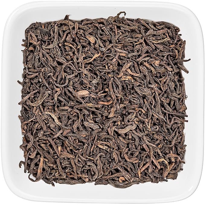 Tealyra - Ripe Pu'erh Tea - 5 Years Aged Loose Leaf - Caffeine Level High - 100% Naturally Processed - Aged Black Tea Pu Er - 113g (4-ounce)