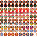 Two Rivers Coffee Mega Coffee Lovers Pods, Compatible with K Cup Brewers Including 2.0, Assorted Variety Sampler Pack, 100 Count
