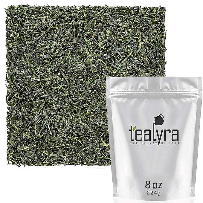 Tealyra - Hibi Uji Gyokuro - Luxury Japanese Green Loose Leaf Tea - Rich Umami - High Antioxidants - Premium Tea - Medium Caffeine - 224g (8-ounce)