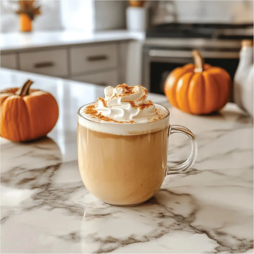 Jordan's Skinny Mixes Pumpkin Spice Coffee Syrup, 25.4 fl oz
0 calories, 0g sugar, 0g carbs per serving, Keto-friendly and kosher, Mixes into hot or iced lattes, cocktails, and baking
